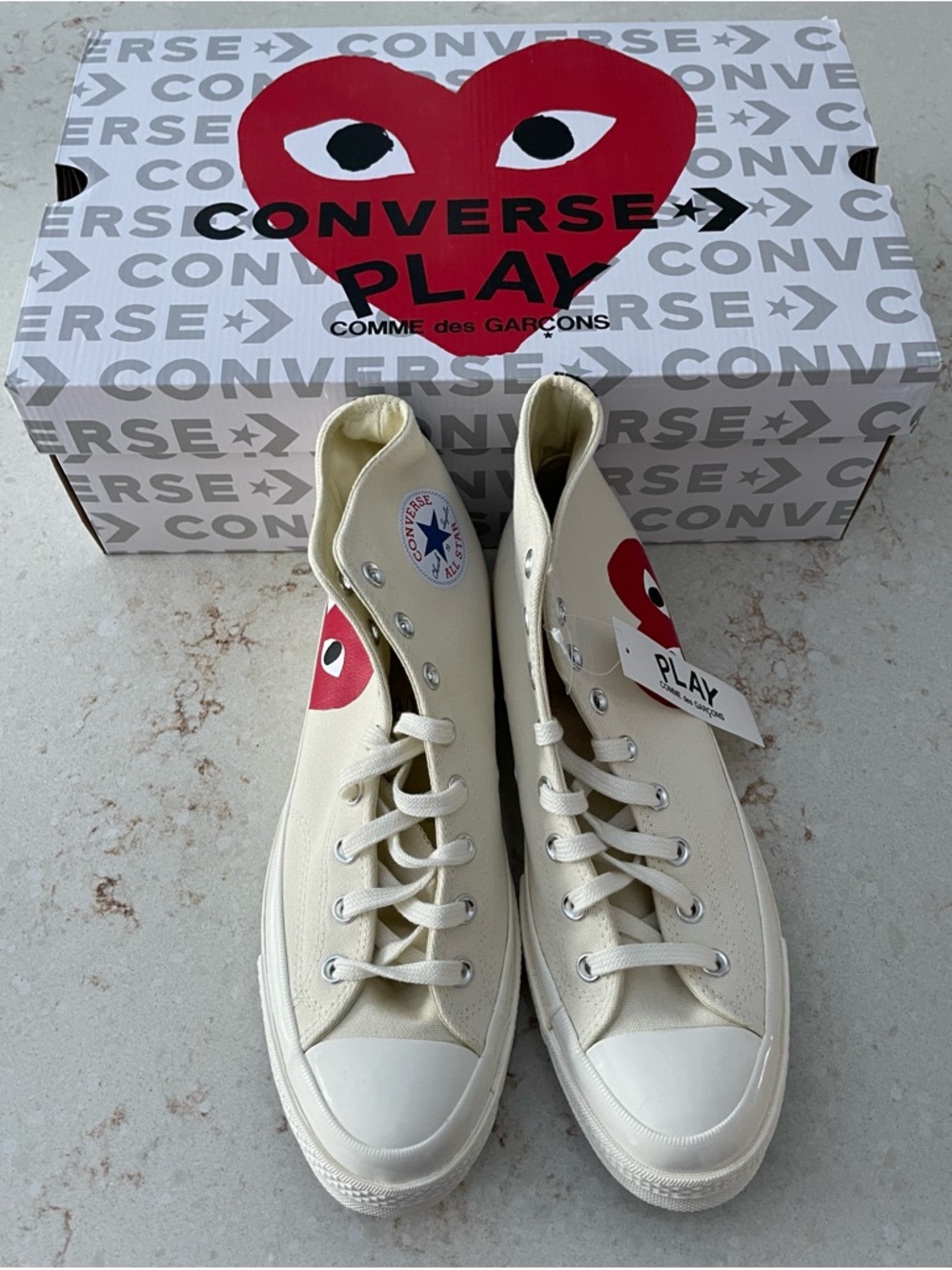 Converse Play Comme des Garçons Box High Tops